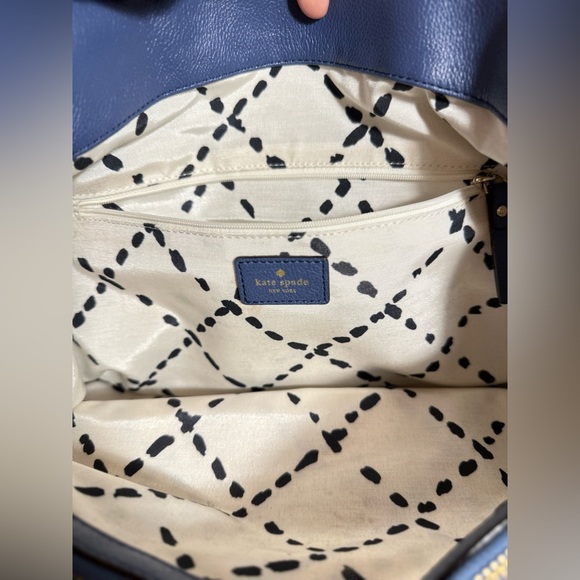Kate Spade New York | Blue New York Baxter Street Stevie Leather Satchel - Picture 12 of 14